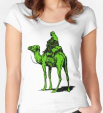 The Silk Road Logo High Quality Large Women's Fitted Scoop T-Shirt