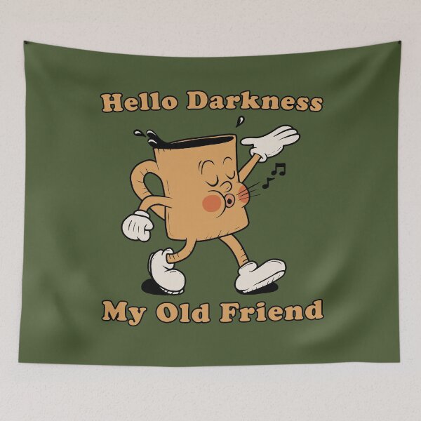 Item preview, Hello Darkness my old friend designed and sold by ValentinaHramov.