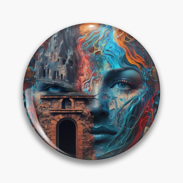 Item preview, Surrealistic art designed and sold by DreamscapesAI.