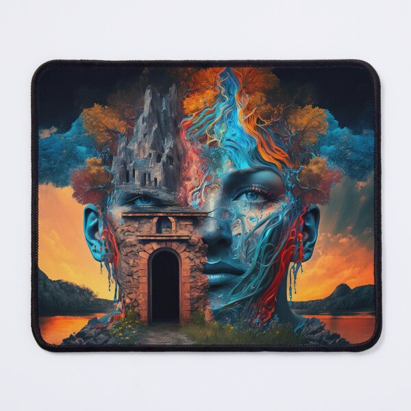 Item preview, Surrealistic art designed and sold by DreamscapesAI.