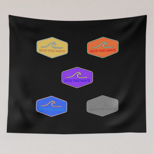 Item preview, Ride the Wave - Vintage Surf Sticker pack designed and sold by PalMinShop.