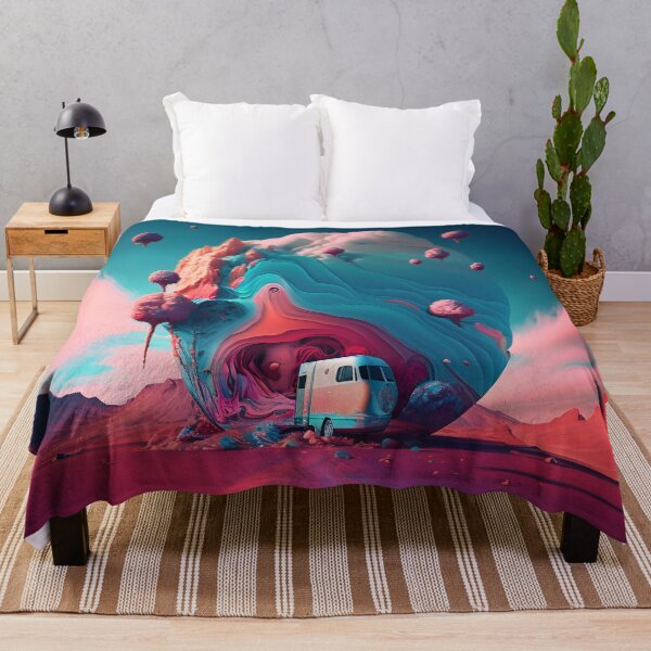 Item preview, A camper in a surreal world designed and sold by Cr-AI-tive.