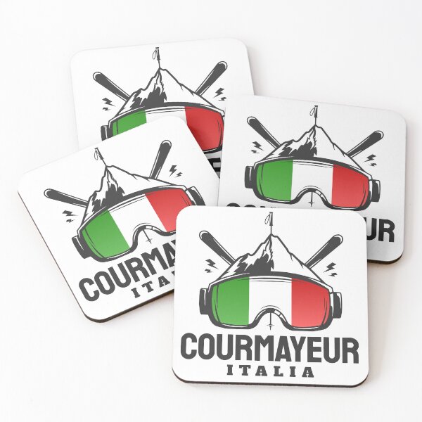 Item preview, Courmeyeur Italy Ski Resort Retro Skiing designed and sold by JackCurtis1991.