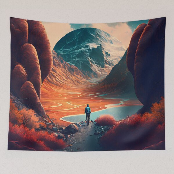 Item preview, Going for a walk in the future designed and sold by Cr-AI-tive.