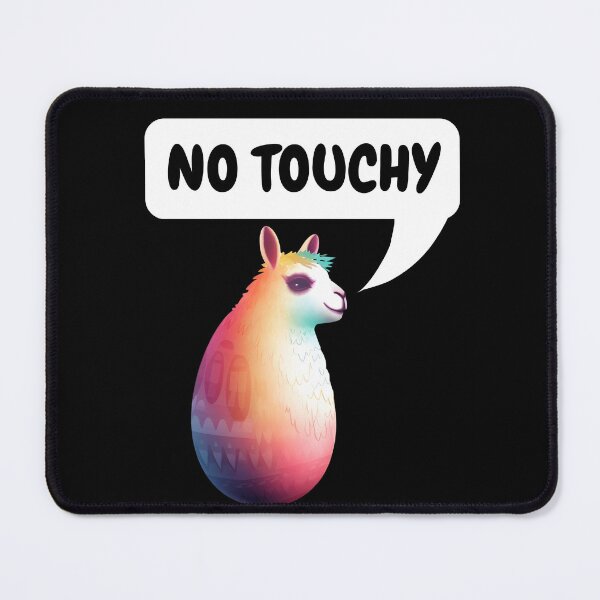 Item preview, No Touchy Llama Easter Egg designed and sold by LlamaLoversShop.