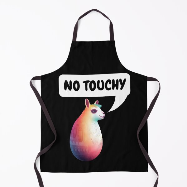 Item preview, No Touchy Llama Easter Egg designed and sold by LlamaLoversShop.