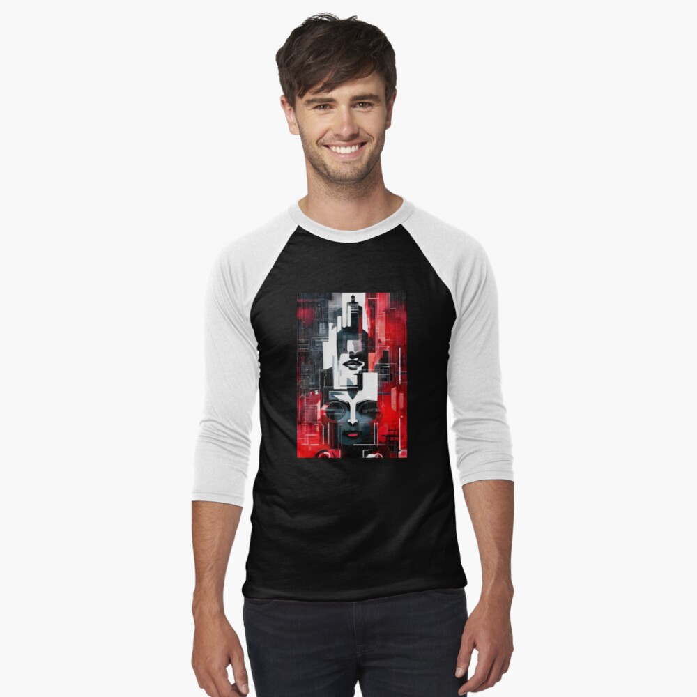Item preview, Baseball ¾ Sleeve T-Shirt designed and sold by StudioDestruct.