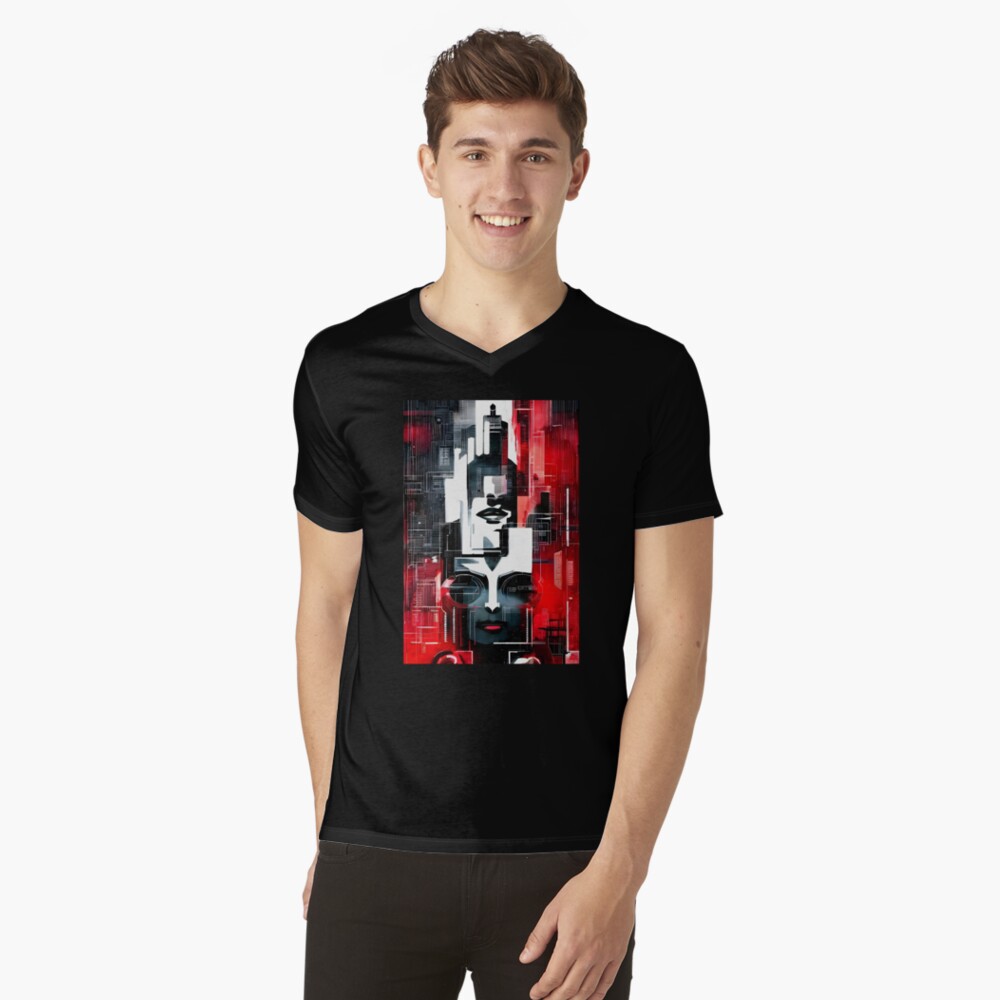 Item preview, V-Neck T-Shirt designed and sold by StudioDestruct.