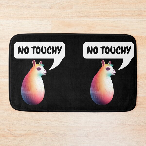 Item preview, No Touchy Llama Easter Egg designed and sold by LlamaLoversShop.