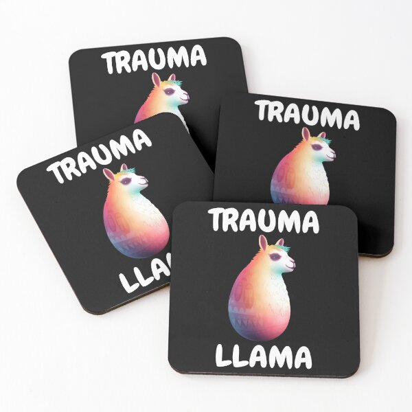 Item preview, Trauma Llama Easter Egg designed and sold by LlamaLoversShop.