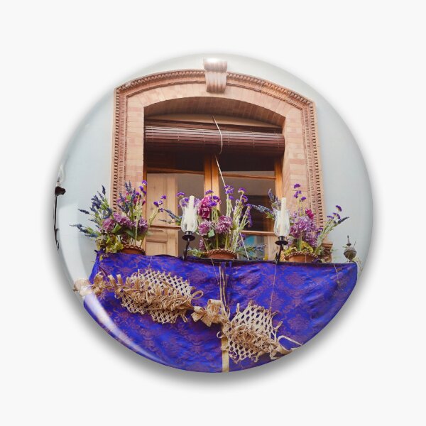 Item preview, Semana Santa Sevilla photo top balcony decoration  designed and sold by Tropical Blood.
