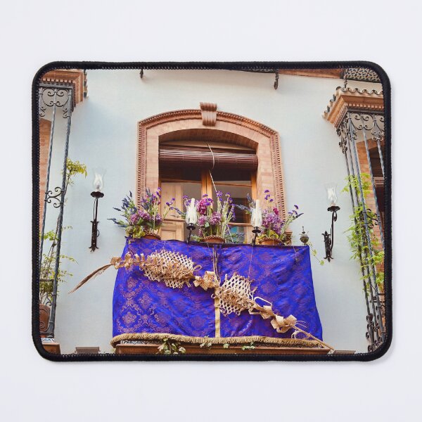 Item preview, Semana Santa Sevilla photo top balcony decoration designed and sold by Tropical Blood.