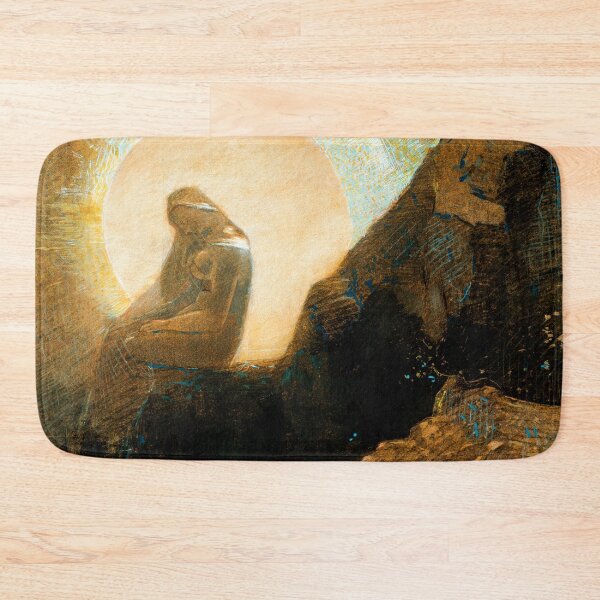 Item preview, Melancholy (1876) by Odilon Redon designed and sold by BossyCatHome.