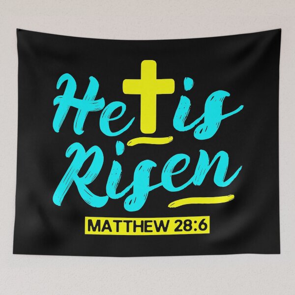 Aperçu de l'œuvre Matthew 28:6 He is Risen créée et vendue par plushism.