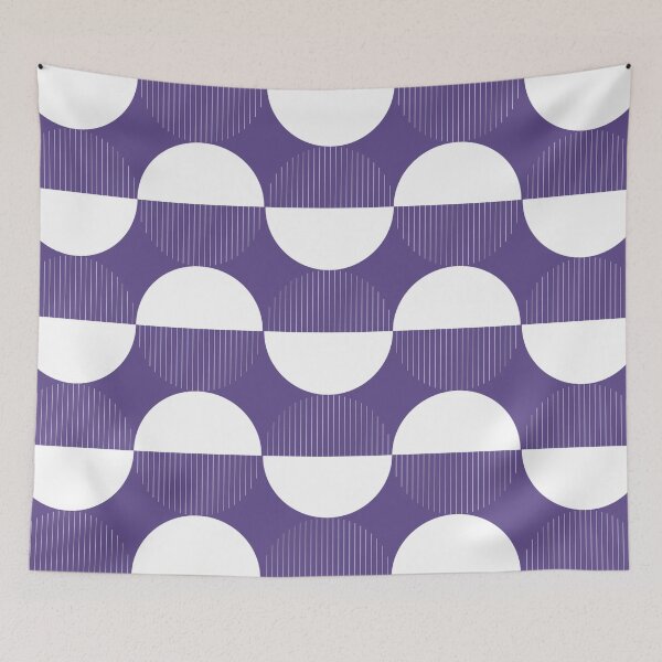 Item preview, Color of the Year 2018 - Ultra Violet - Circular White Edition designed and sold by stylebytara.
