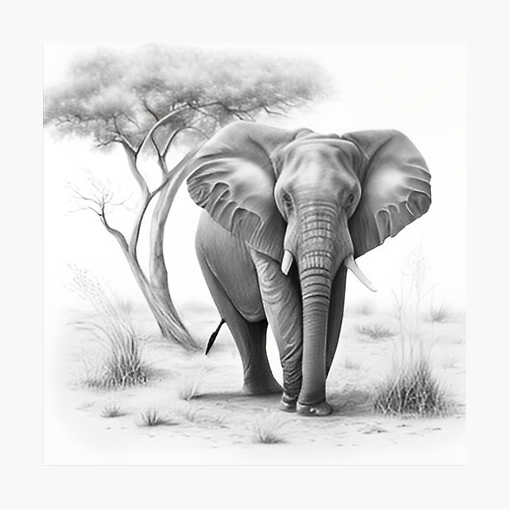 How to Draw an Elephant - Really Easy Drawing Tutorial