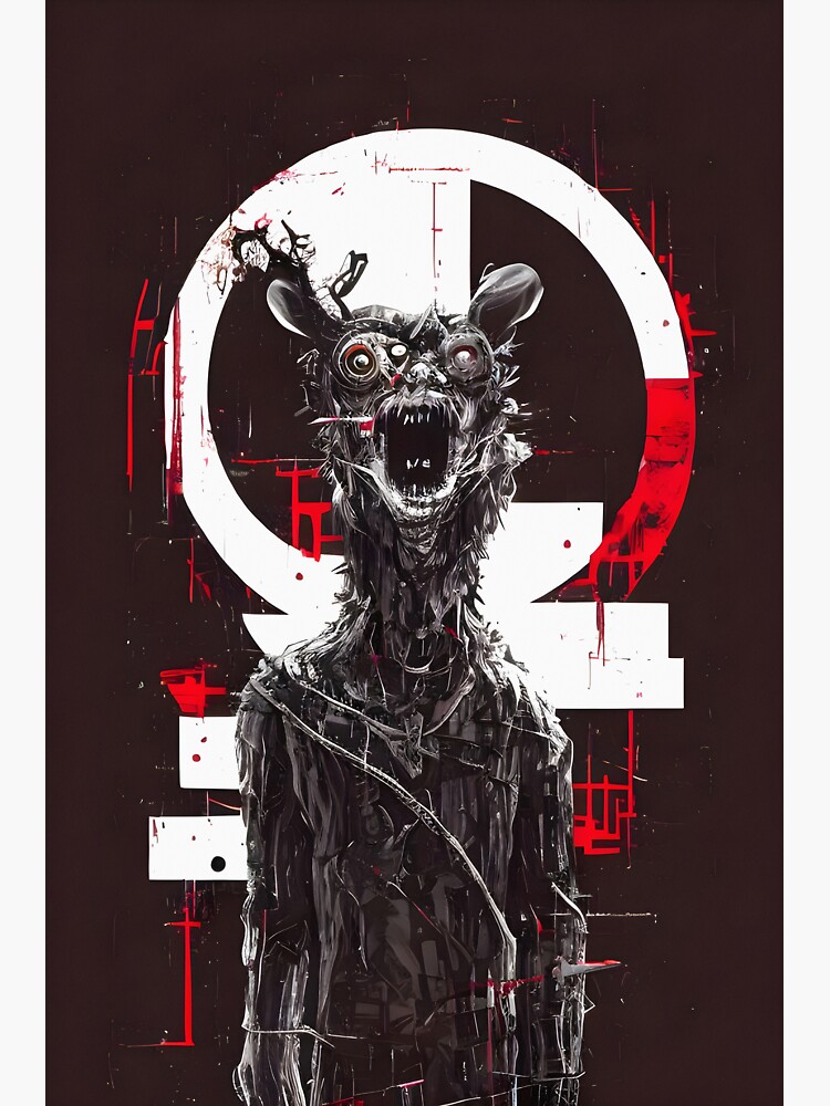 Thumbnail 3 of 3, Sticker, Rat-Boy designed and sold by StudioDestruct.