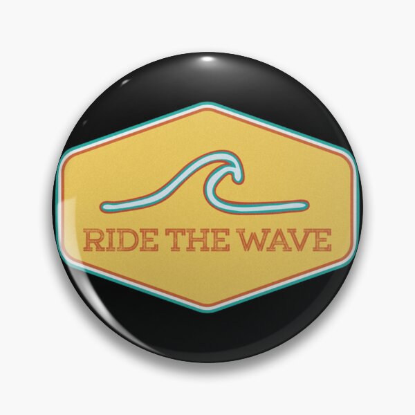 Item preview, Ride the Wave sticker- Vintage Surf 5 Stickers pack designed and sold by PalMinShop.