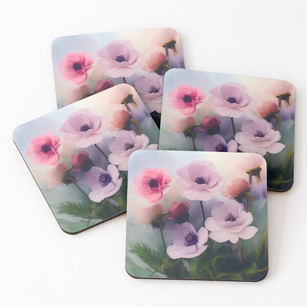 Item preview, Anemone flowers-Absolutely amazing painting  designed and sold by Salah Salem.