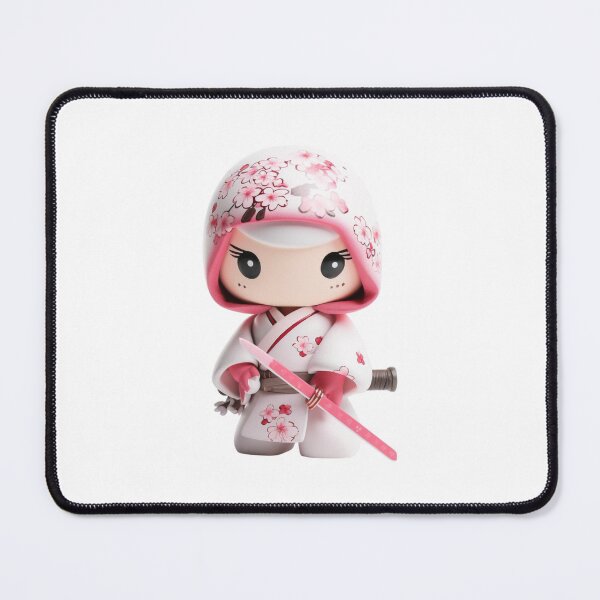 Item preview, Pink Chibi Sakura Ninja Doll - Oriental Assassin  designed and sold by TVBArchive.