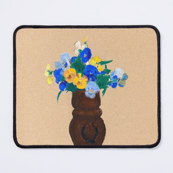 Item preview, Pansies (1905) by Odilon Redon designed and sold by BossyCatHome.
