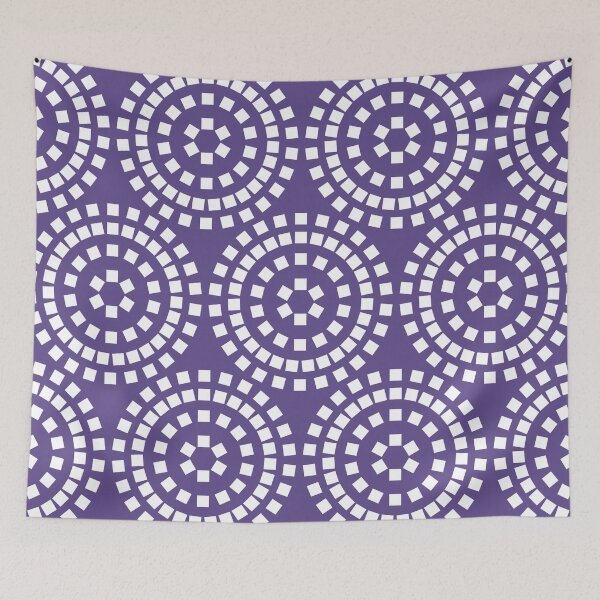 Item preview, Color of the Year 2018 - Ultra Violet - Circular White Edition designed and sold by stylebytara.