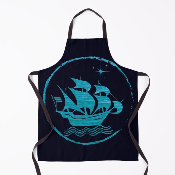 Item preview,  Sailing Vessel Ocean Blue Silhouette designed and sold by ramazis.