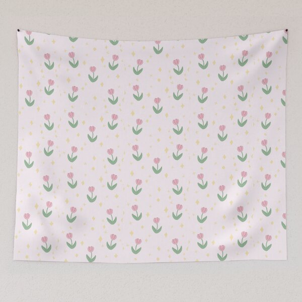 Item preview, Cute pastel pink tulip design designed and sold by moonbean-art.