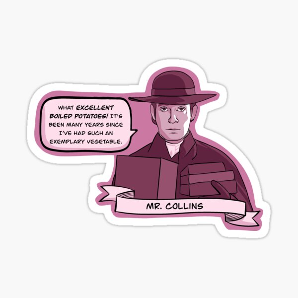 Mr. Collins Quotable - Potato Sticker