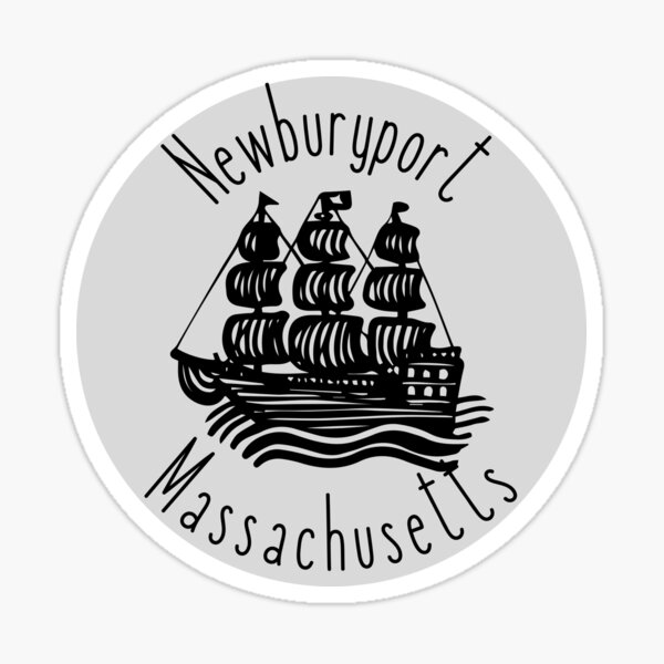 Newburyport Boat Sticker – Sand & Flag