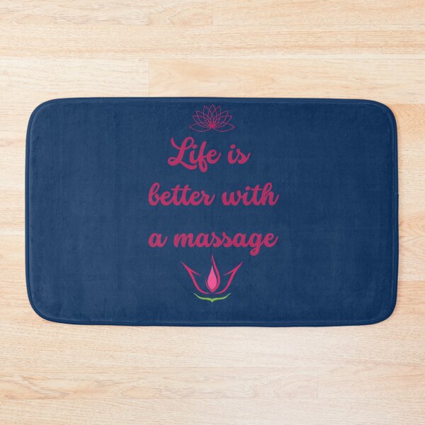 Item preview, Life Is Better With A Massage. Relaxing Wellness And Massage Lover designed and sold by Rebel-Design.