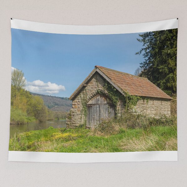 Item preview, The Boathouse up river from Brockweir on the banks of the River Wye  designed and sold by Cameranick.