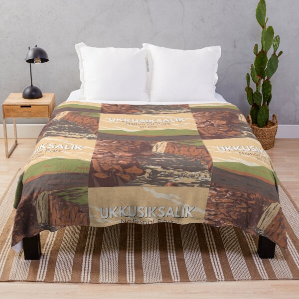 Item preview, Ukkusiksalik National Park Canada Travel Art Vintage designed and sold by KrisSidDesigns.
