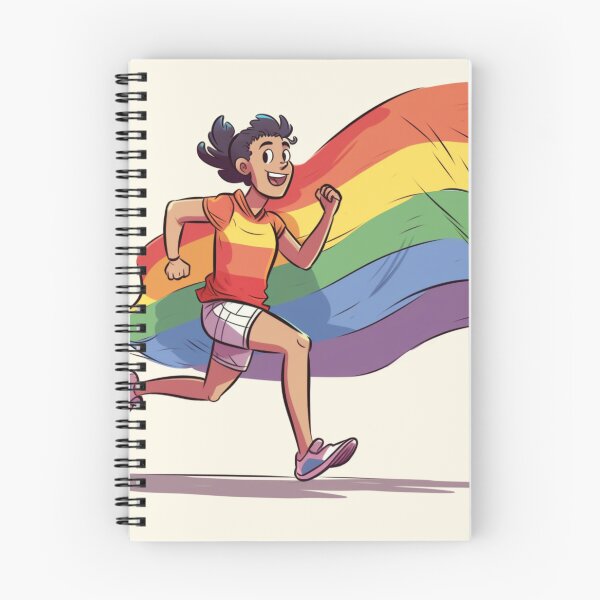 Item preview, Running with pride flag designed and sold by Digital-Space.