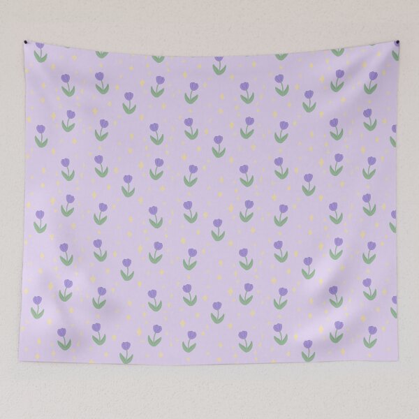 Item preview, Cute pastel purple tulip design designed and sold by moonbean-art.