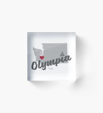 Olympia, Washington Acrylblock