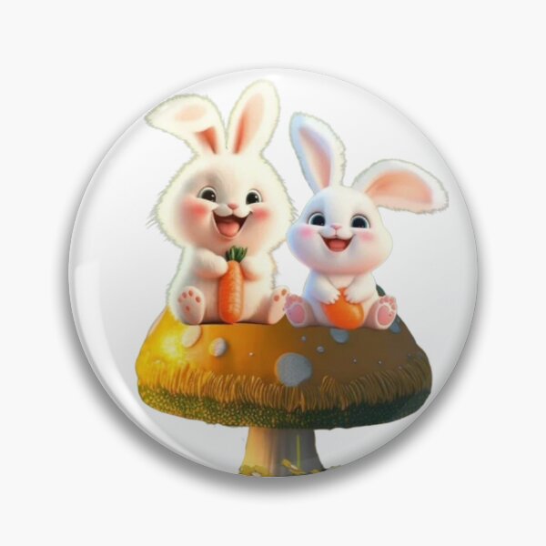Artikelvorschau, Two Sweet Bunnys T-Shirt: Entzückendes Tierdesign für Frühling und Ostern! entworfen und verkauft von UmutK.