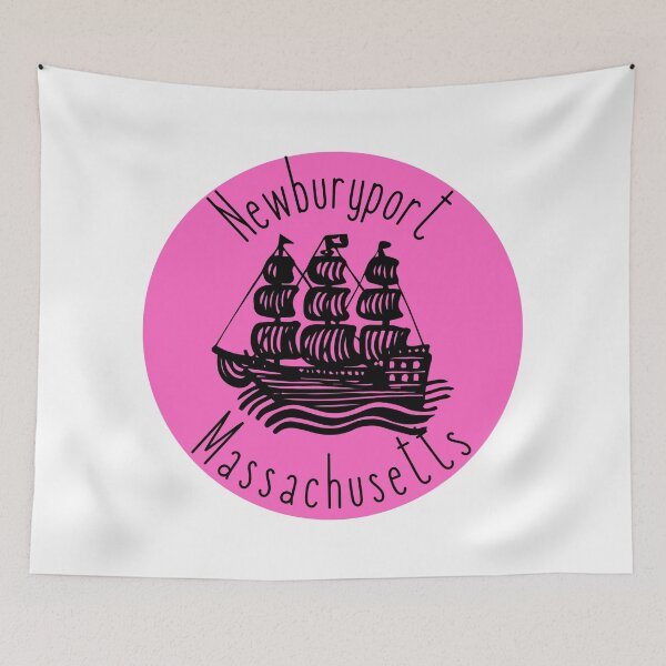 Item preview, Newburyport Massachusetts - pink designed and sold by jechaiyells.