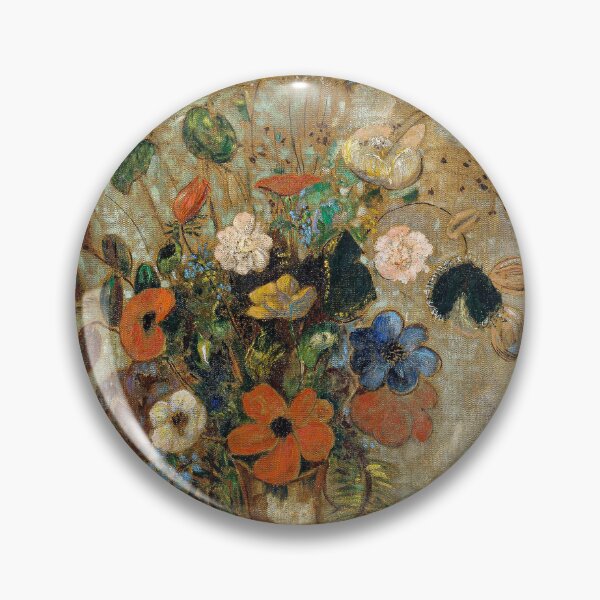 Item preview, Still Life with Flowers (1905) by Odilon Redon designed and sold by BossyCatHome.