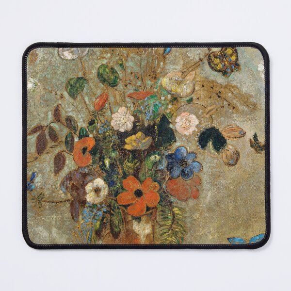 Item preview, Still Life with Flowers (1905) by Odilon Redon designed and sold by BossyCatHome.