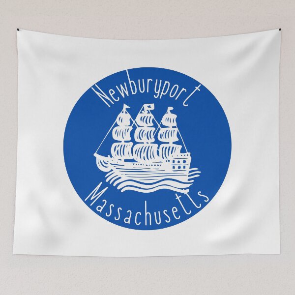 Item preview, Newburyport Massachusetts - dark blue designed and sold by jechaiyells.