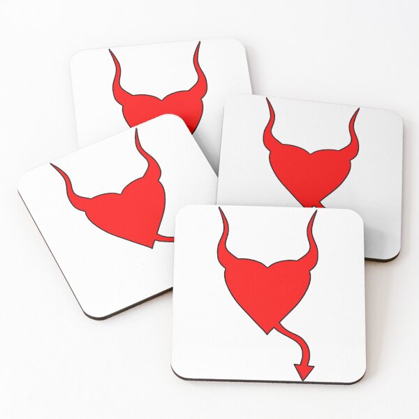Aperçu de l'œuvre Coeur d'amour diable mignon créée et vendue par merksucks.