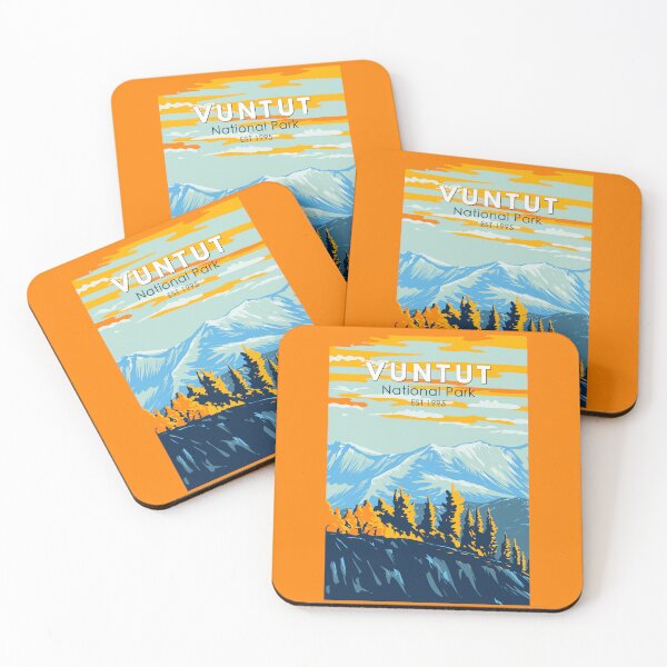 Item preview, Vuntut National Park Canada Travel Art Vintage designed and sold by KrisSidDesigns.