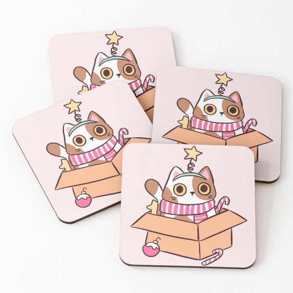 Item preview, Cute christmas cat illustration  designed and sold by Yarafantasyart.
