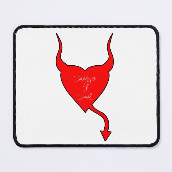 Item preview, “Daddy’s lil devil” Cute devil love heart  designed and sold by merksucks.