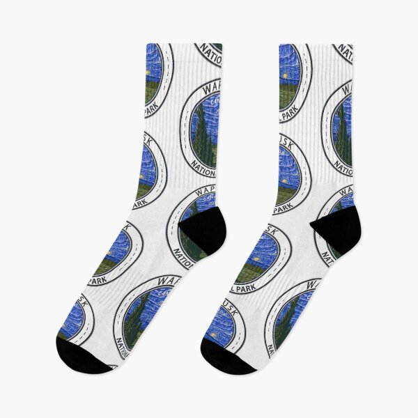 Item preview, Wapusk National Park Canada Northern Lights Badge designed and sold by KrisSidDesigns.