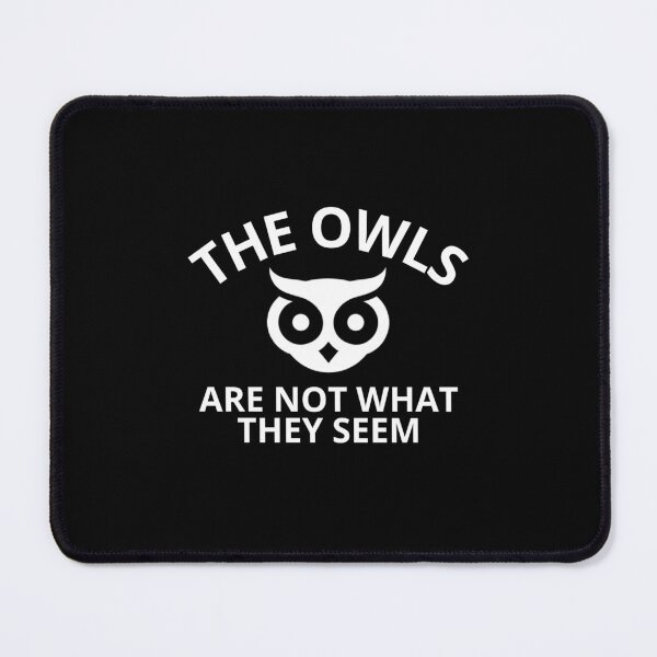 Item preview, The Owls Are Not What They Seem Mystery Cryptic Phrase  designed and sold by The Junto Shop.