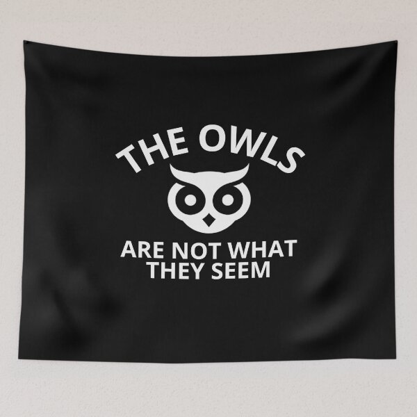 Item preview, The Owls Are Not What They Seem Mystery Cryptic Phrase  designed and sold by The Junto Shop.