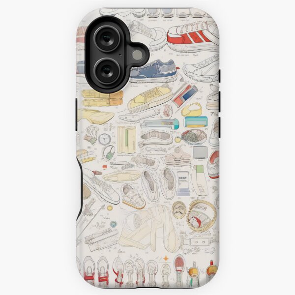 Item preview, Tennis Shoes Collection Knolling | Illustration | 8K designed and sold by Hazmat-AI7.