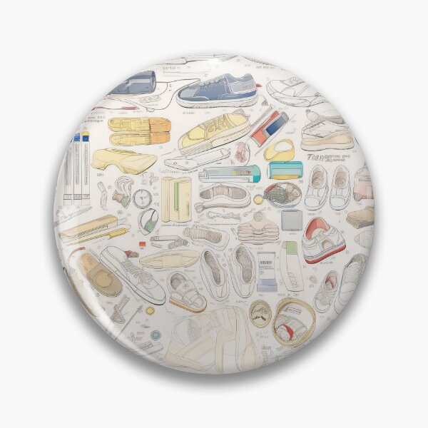 Item preview, Tennis Shoes Collection Knolling | Illustration | 8K designed and sold by Hazmat-AI7.